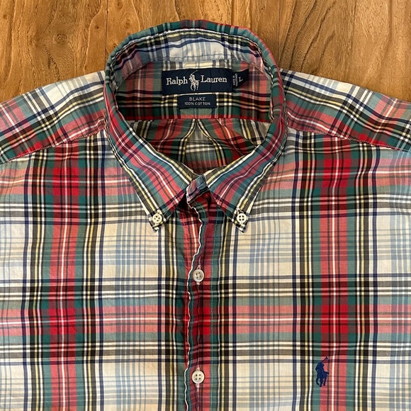 **POLO RALPH LAUREN** Blake short sleeve button down SIZE LARGE - Picture 6 of 6